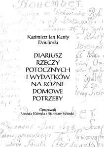Diariusz rzeczy potocznych i wydatków na różne domowe potrzeby
